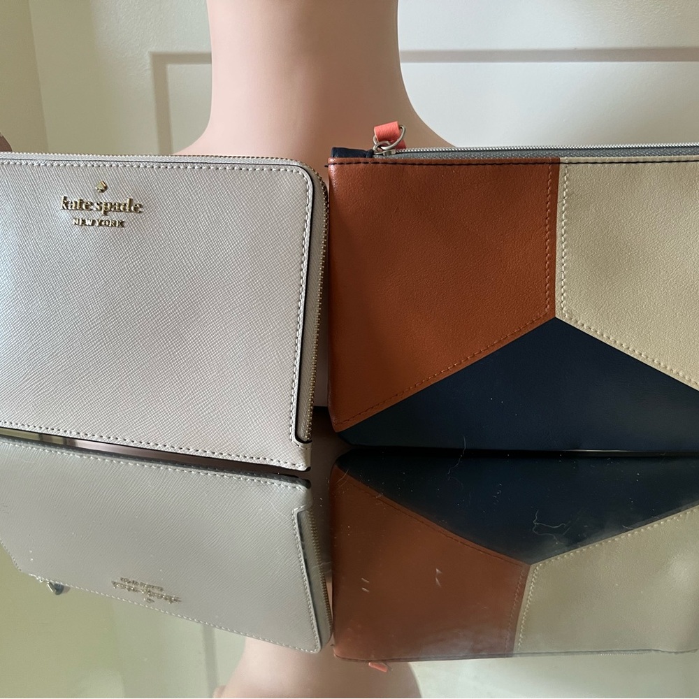 Kate Spade Beige and Multicolor Women's wristlet /wallet
